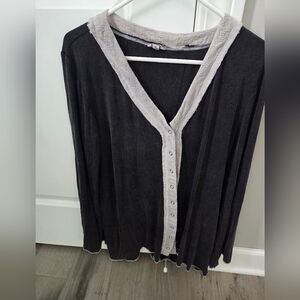POL Black and Gray Cardigan